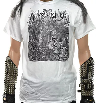 Buy NUNSLAUGHTER The Devil's Congeries Vol. 3 White T-Shirt • 29.83£