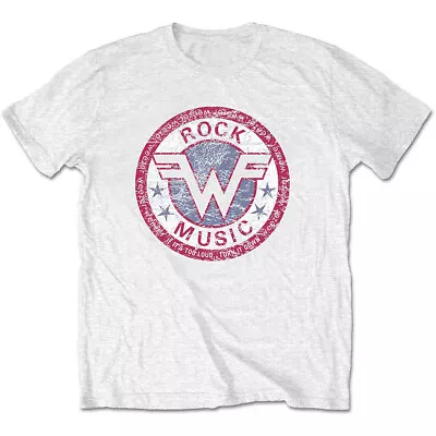 Buy Weezer Distressed Logo Rivers Cuomo Official Tee T-Shirt Mens Unisex • 14.99£