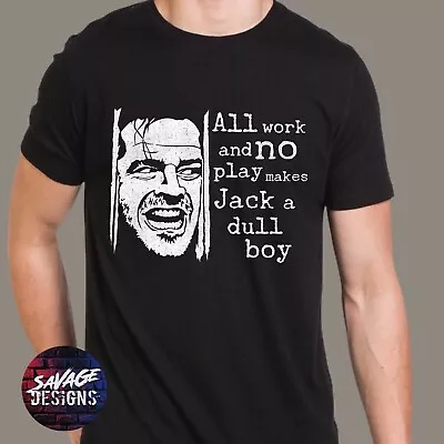 Buy The Shining Themed Jack Nicholson Black T-shirt Unisex. Horror. Jack Torrence • 19.95£