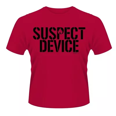 Buy STIFF LITTLE FINGERS - SUSPECT DEVICE RED T-Shirt X-Large • 19.50£