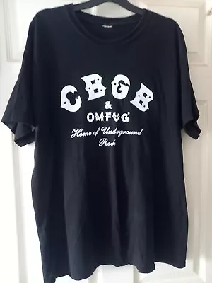 Buy Mens CBGB Tshirt. Large • 4.70£