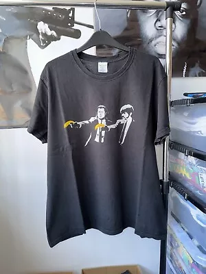 Buy Pulp Fiction Mens XL T-shirt Parody Vintage 90s 00s Graphic Print Movie Tee • 29.99£