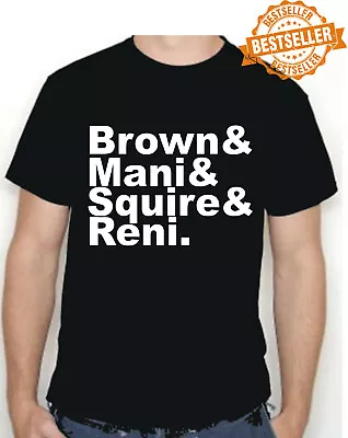 Buy Brown&Mani&Squire&Reni T-Shirt / Stone Roses / Indie Music / Retro / Size SMALL • 11.99£