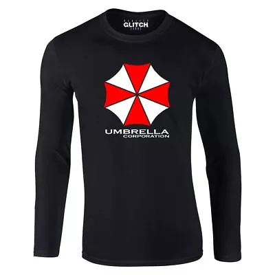 Buy Umbrella Corporation Long Sleeve Men's T-Shirt Evil Biohazard Horror Gaming • 15.99£