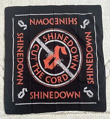 Buy Shinedown Official Merch Bandana Music Band Cut The Cord • 17.71£