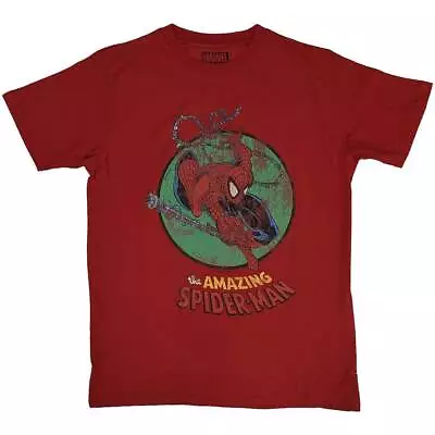 Buy Comics - T-Shirts - Medium - Short Sleeves - Spiderman Shooting Webs - N500z • 14£
