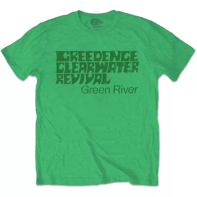 Buy Creedence Clearwater Revival Green River Official Tee T-Shirt Mens • 16.06£