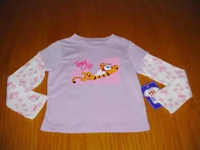 Buy New Vintage Style Kellogg's Tony The Tiger LS T-Shirt Glittery Girls 4 / 5 • 10.89£