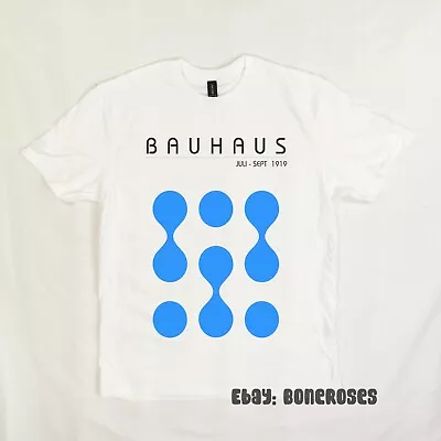 Buy Bauhaus 1919 Blue Blobs T-Shirt, Vintage Fine Art • 12£