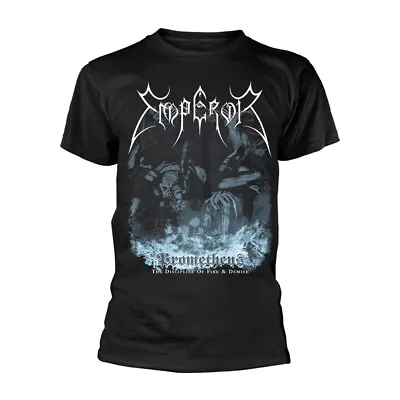 Buy EMPEROR - PROMETHEUS BLACK T-Shirt, Front & Back Print Large • 20.50£