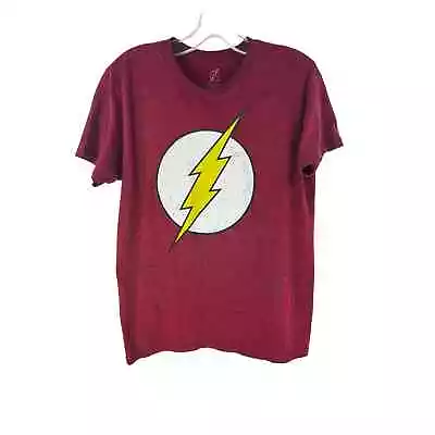 Buy DC Comics The Flash T-Shirt Men's Small Short Sleeve Crew Neck Graphic Red • 24.27£