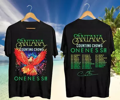 Buy Carlos-Santana And Counting Crows The Oneness Tour 2024 T Shirt • 22.40£