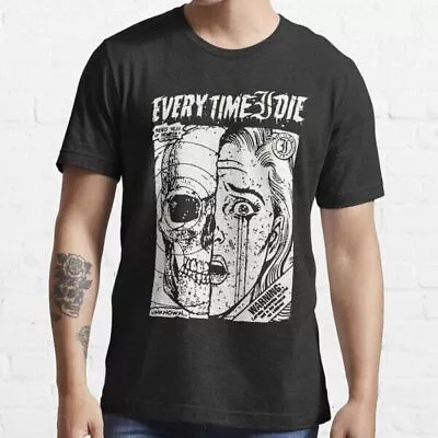 Buy NWT Every Time I Die Skull And Human Face Scary Shipping From USA Unisex T-Shirt • 18.48£