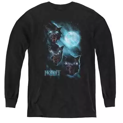 Buy Hobbit Movie Trilogy, The Three Warg Moon - Youth Long Sleeve T-Shirt • 22.56£