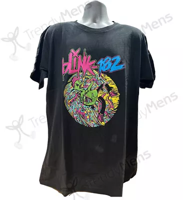 Buy Blink-182 T-Shirt Overboard Event Band Logo Official Licensed Unisex New Black • 21.99£