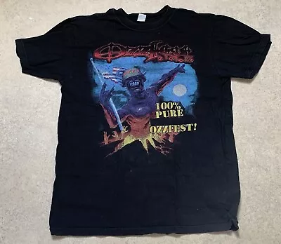 Buy Vintage 2003 Ozzfest Ozzy Osbourne Tour T Shirt - Size L 100% Pure Ozzfest • 19.99£