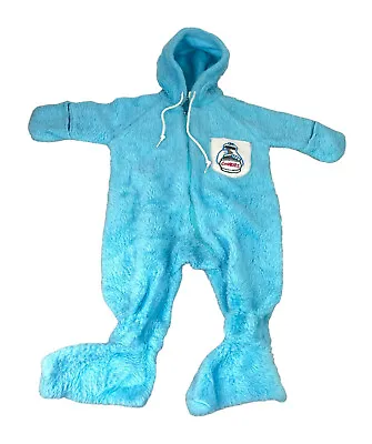 Buy Vintage 80’s Sesame Street Cookie Monster Infant 1pc Pajamas Small 11”x22” USA • 10.71£