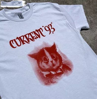 Buy Current 93 Cute Cat T-Shirt Cotton All Size Gift Fans Shirt DA234 • 15.96£