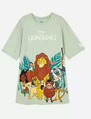 Buy The Lion King 30th Anniversary Green T-Shirt Nightdress 100% Cotton-UK 4-22 • 19.99£