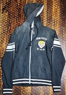 Buy RARE John Mayer Official Issue Concert Vintage Distressed Tiger Zip-Up Hoodie- A • 560.15£