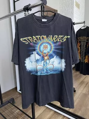 Buy 2003 Stratovarius Elements World Tour Vintage Rock Band T-Shirt Tee Size XL • 46.60£