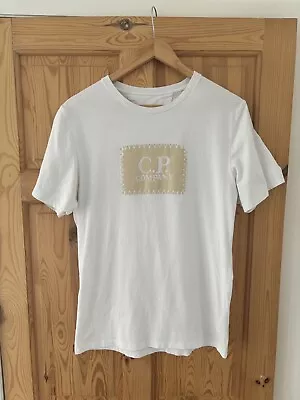 Buy CP Company T Shirt White Medium • 15£