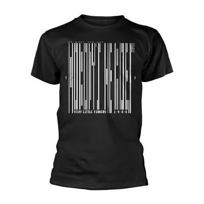 Buy Stiff Little Fingers - Barcode (Black) (NEW SMALL MENS T-SHIRT) • 11.69£