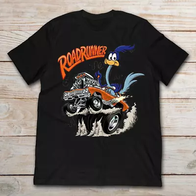 Buy Funny Wile E Coyote And The Road Runner Cartoon T Shirt Black Men EG297 • 25.20£