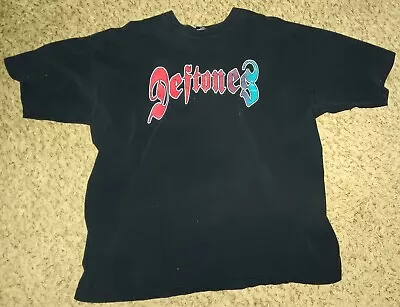 Buy Vintage 90's Deftones Band Shirt Tee Size XL GIANT • 186.72£