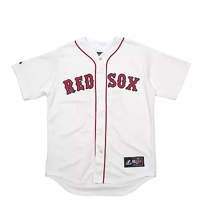 Buy MAJESTIC White T Shirt Tee MLB Baseball Jersey Boston Redsocks M • 39.99£
