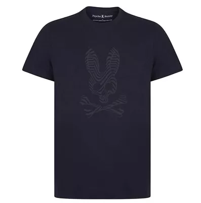 Buy *New* Psycho Bunny Mens Edge Graphic Tee | Navy Blue | MSRP $65 | Medium | NWT • 7.39£