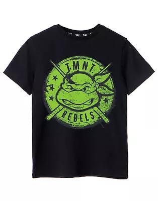 Buy Teenage Mutant Ninja Turtles Black Rebels Short Sleeved T-Shirt (Boys) • 10.95£