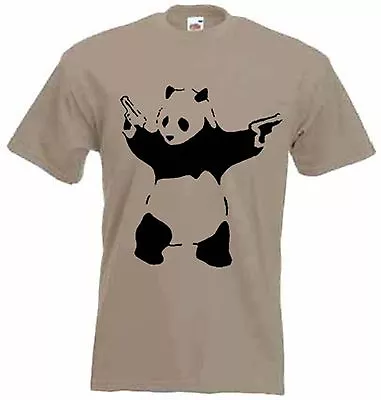 Buy BANKSY PANDA T-SHIRT - Graffiti Urban Art  - Choice Of 9 Colours S-XXXL • 12.95£