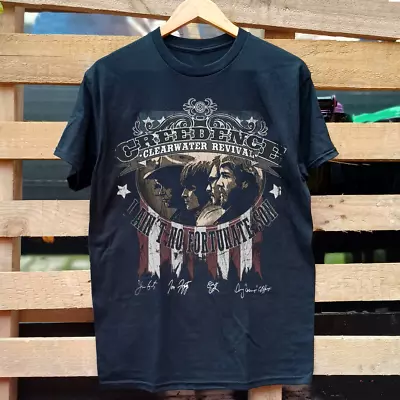 Buy Rare CREEDENCE CLEARWATER REVIVAL Signature  S To 5XL Unisex T-shirt GC2206 • 17.73£