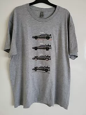 Buy Back To The Future T-Shirt Top XL Delorean Grey • 10.99£