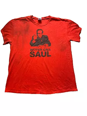 Buy Better Call Saul Shirt Adult Large Goodman Breaking Bad TV Streetwear Red Mens • 13.69£