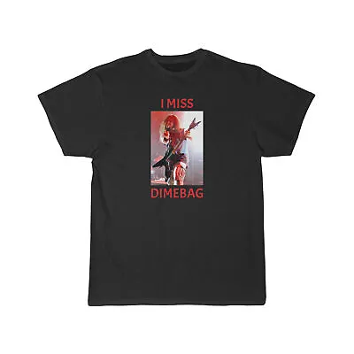 Buy Men's T Shirt - I Miss Dimebag Darrell Of Pantera RIP Guitar Legend Damage Plan • 20.50£