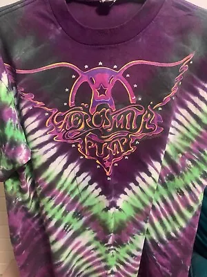 Buy Aerosmith 1989 Tie Dye T-Shirt • 100£
