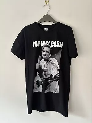 Buy Johnny Cash Black Gildan 100% Cotton Tshirt Size S • 10.99£