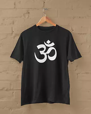 Buy OM T-SHIRT (Aum Hindu Sacred God Spiritual Meditation Buddhism India Hippie Veda • 14.99£