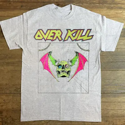 Buy Rare Overkill Band 90s Cotton Gift For Fan Sport Grey S-2345XL Unisex T-shirt GC • 17.73£