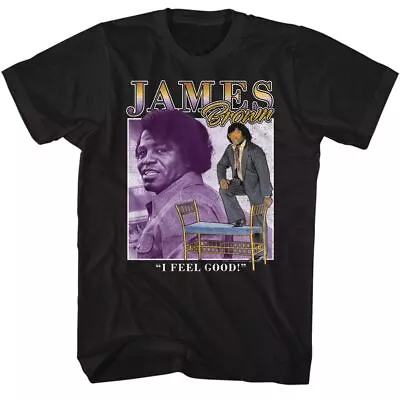 Buy James Brown Two Pic Square Music Shirt • 24.70£