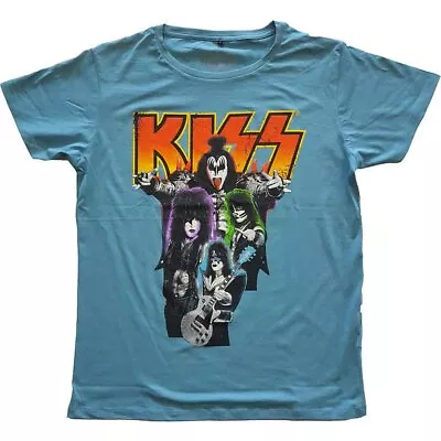 Buy Kiss Neon Band Official Tee T-Shirt Mens • 14.99£