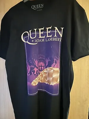 Buy Queen + Adam Lambert Australia Rhapsody Tour Official T Shirt New • 17.05£