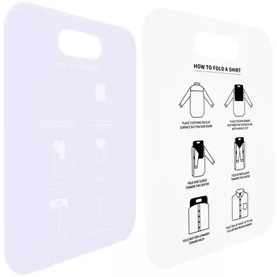 Buy  2 Pcs Clothes Board Device Tshirt Household Folding Sweater • 9.48£