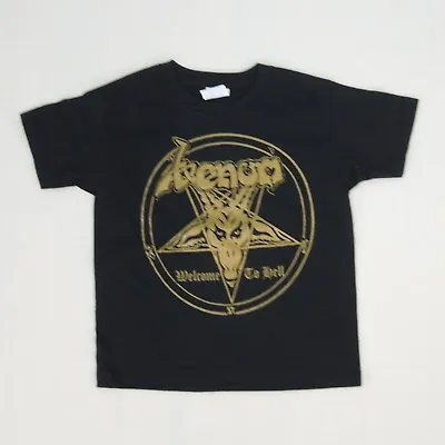Buy VENOM Welcome To Hell S SMALL T-Shirt Black KIDS Band Logo • 18.35£