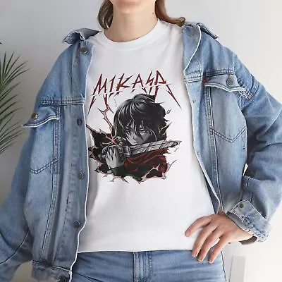 Buy Mikasa Ackerman T-Shirt | Attack On Titan Anime Tee | AOT Merch | Anime T-Shirt • 19.17£