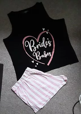 Buy Ladies Shorty Pyjamas 'Brides Babes' Size 24-26 Nwt Studio • 5.99£