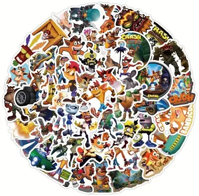 Buy 25pcs Crash Bandicoot Stickers Sticker Decals Decal Merch - US Seller • 5.60£