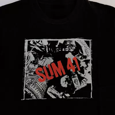Buy Sum 41 Band Black T-Shirt Cotton Full Size Unisex S-5XL JK424 • 19.60£